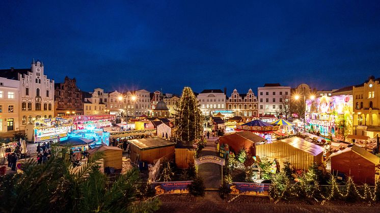 Wismars julmarknad är en av Tysklands mysigaste
