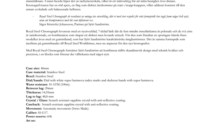 Pressmeddelande RSCH 40 Sv.pdf