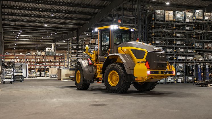 Volvo L90 Electric är en av tre nya eldrivna modeller från Volvo Construction Equipment
