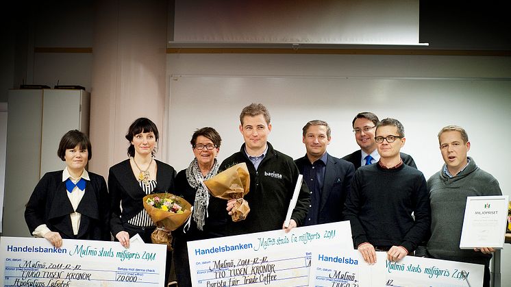 Kreativa entreprenörer får Malmö stads miljöpris
