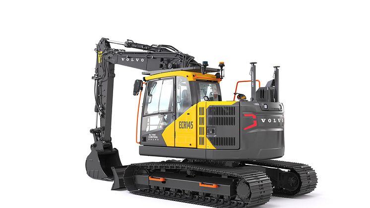 Volvo ECR145 bandgrävare - vänster bak