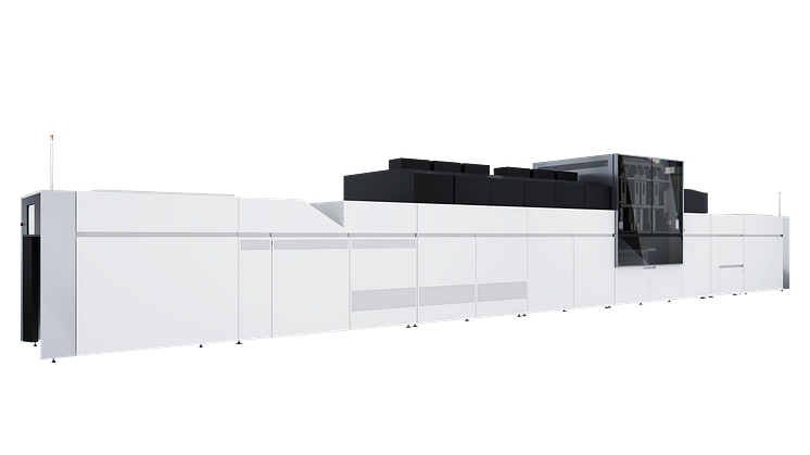 varioPRESS iV7 kan producera 8 700 B2 4/0-ark per timme på bestruket och obestruket utskriftsmaterial upp till 450 g/m2. 