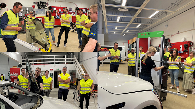 Foto: Workshop hos Carglass® med LF Västerbotten och LF Norrbotten.