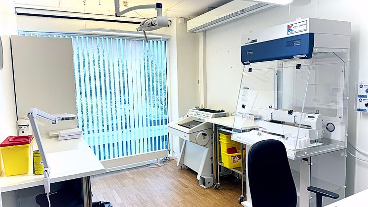 Diagnostiskt Centrum Huds Mohs-Lab på Stampgatan 14 i Göteborg.