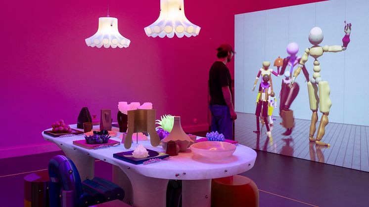 Installationsvy The Liminal Eatery, Wang & Söderström, 2025