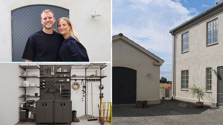 Elfa_Josefine och Jens byggde gotländskt drömhus och garage