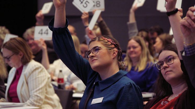 Landsmøtet til NMF voterer