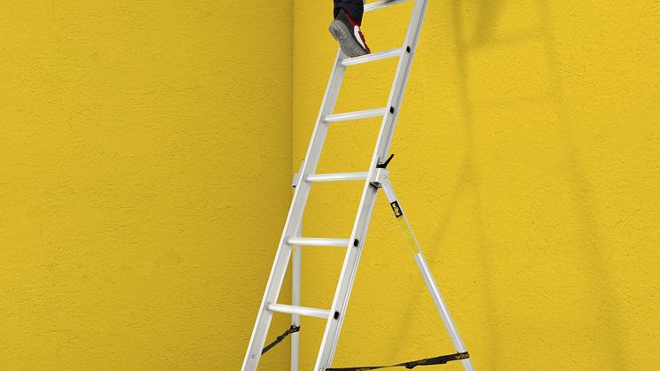 WIBE Ladders Nivåutjämnande Säkerhetsben MIljöbild