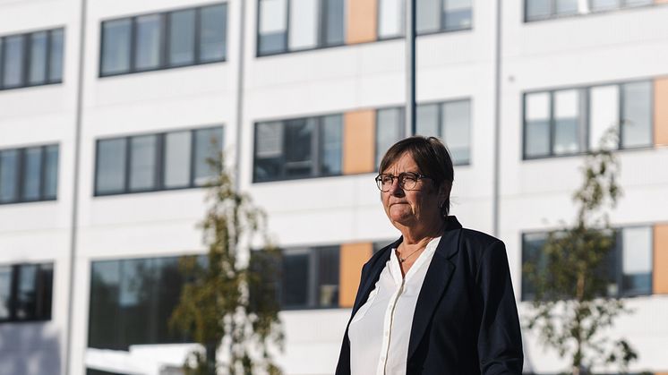 Elisabeth Karlsson, hälso- och sjukvårdsdirektör i Region Västerbotten. Foto: Linn Johansson.