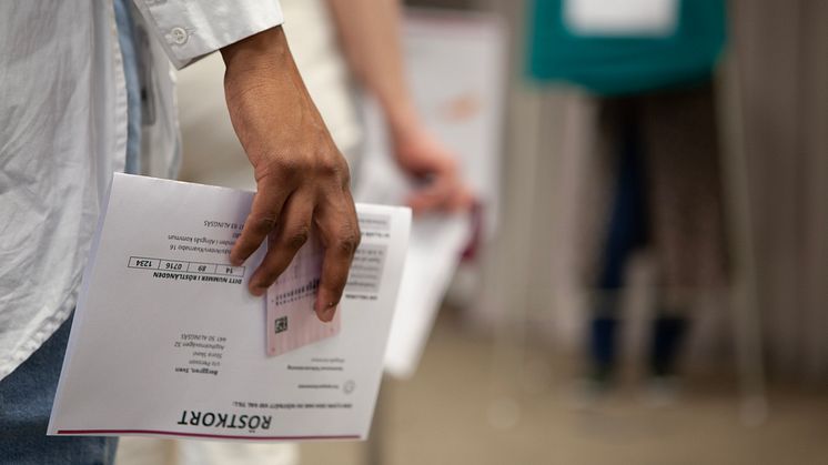 Förtidsröstningen till EU-valet startar den 22 maj. Foto: Valmyndigheten/Fialotta Bratt