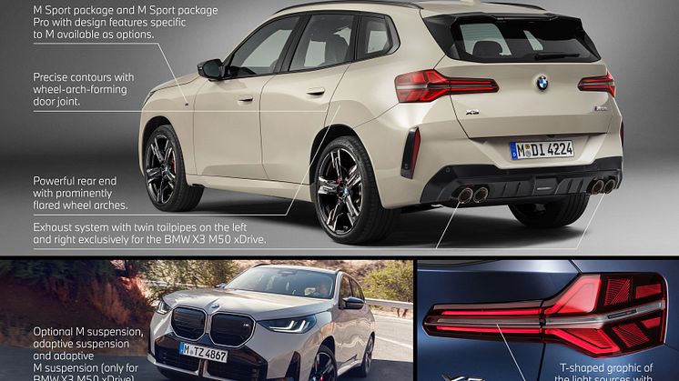 Den nye BMW X3 - information