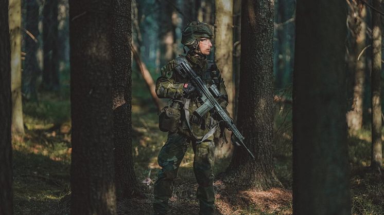 Svenska medborgare som är intresserade av en befattning som soldater och vara en del av Hemvärnets krigsförband kan söka till utbildningen. Foto: Jens Åkerlund/Försvarsmakten