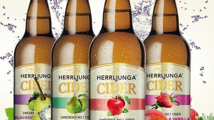 Herrljunga Cider lanserar efterlängtade nyheter
