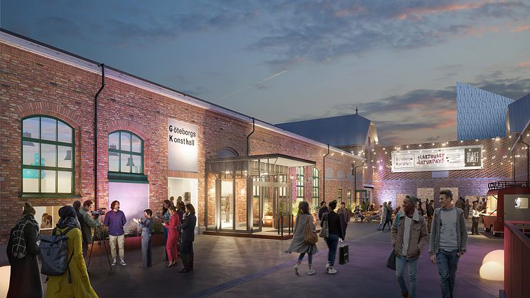 Visionsbild Göteborgs Konsthall i Slakthuset