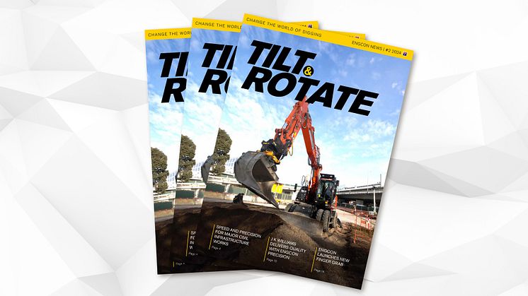 For all excavator enthusiasts - the fall 2024 issue of Tilt & Rotate is out now!