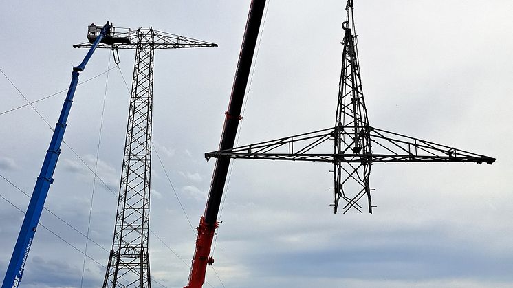 Baustelle A3_Mast