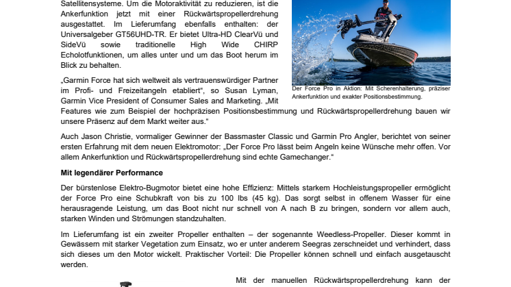 PM Garmin Force Pro