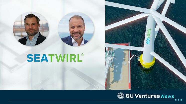 The image is a montage; on the left photo: Johan Sandberg, CEO, on the right photo: Peter Laurits, Head of Global Business Development