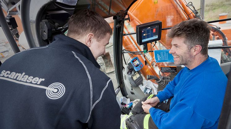 Utbilda dig med Scanlaser. Bli en mästare på grävsystemet.