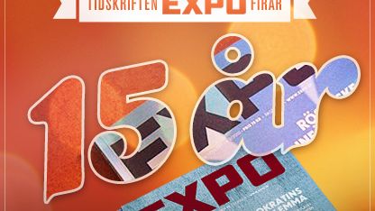 Tidskriften Expo firar 15 år på Södra teatern