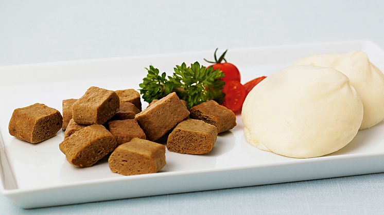 Timbalgrytbitar av oxkött och Ristimbal - ger enkelt stor variation