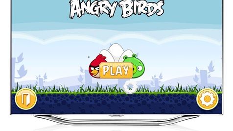 Rörelsestyrd app: Angry Birds från soffan med Samsung Smart TV