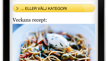 Zetas recept på medelhavsmat i mobilen