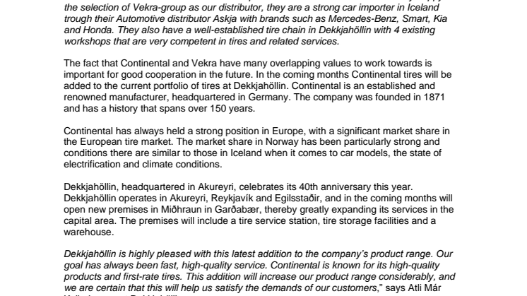 Press release - Vekra and Continental.pdf