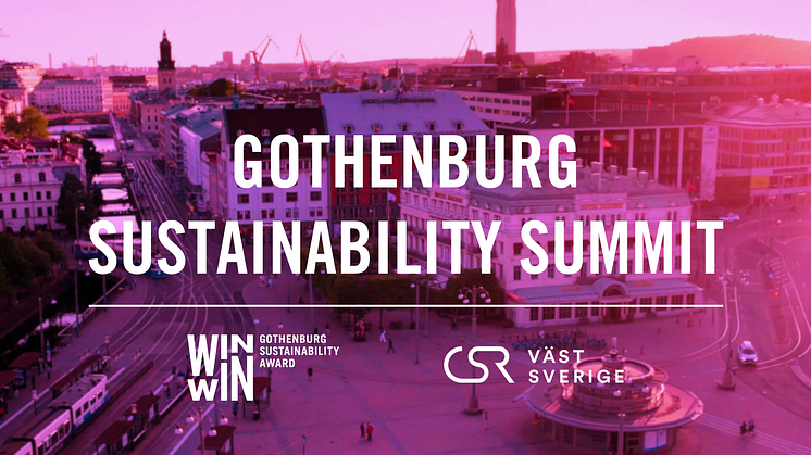 Nu lanseras Gothenburg Sustainability Summit - en kraftsamling för den hållbara omställningen
