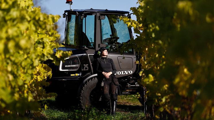 Ida Bachman och Volvo L25 Electric
