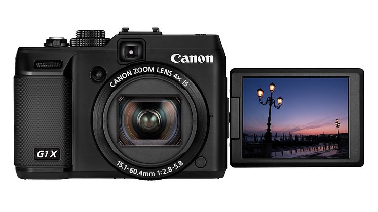 Powershot G1 X FRT HOR LCD OPEN