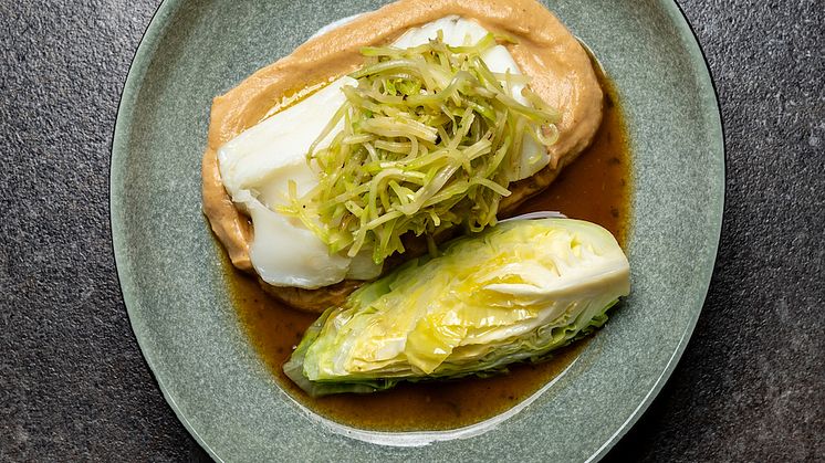 Norwegian frozen at sea cod fillet served during the welcome dinner.jpg