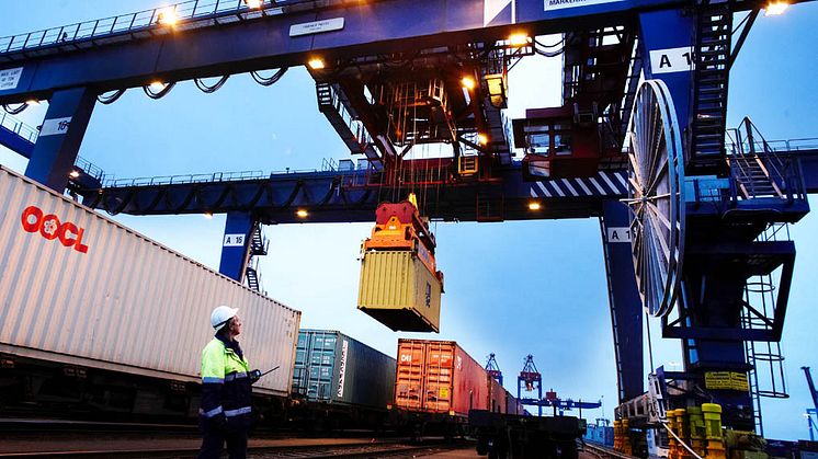 Tre nya tågpendlar till Göteborgs hamn