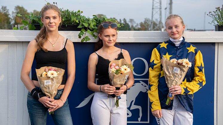 Ponnylaget Aline Jigrud, Novalie Andersson och Linnea Östlund.jpg