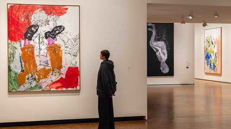 Georg Baselitz Med begge bena først/Feet First