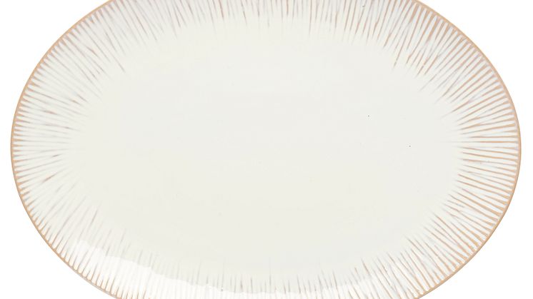 NYHET! Serving Plate Caprice 38,5x28 cm White Stoneware 19,90 EUR.jpg