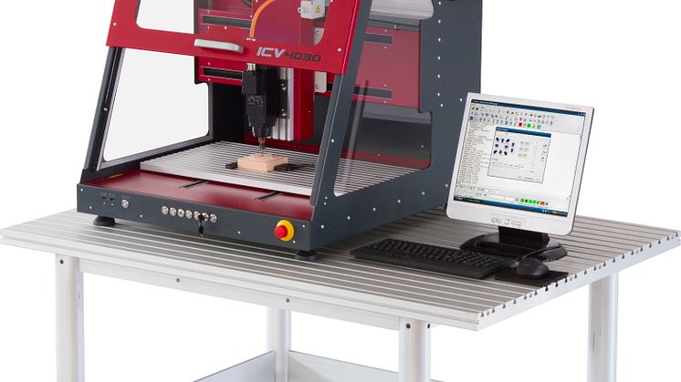 En 3D-CNC-maskin för varierande automatiseringsuppgifter på liten yta