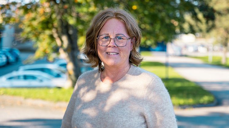 Anna Duveskog, Region Västerbotten, vill höja kunskapen om barns sexuella våld. Foto: Jörgen Boström