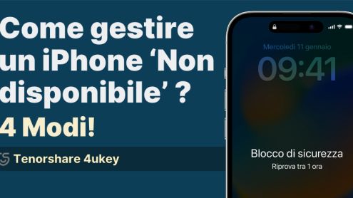 Sbloccare un iPhone che Non disponibile 