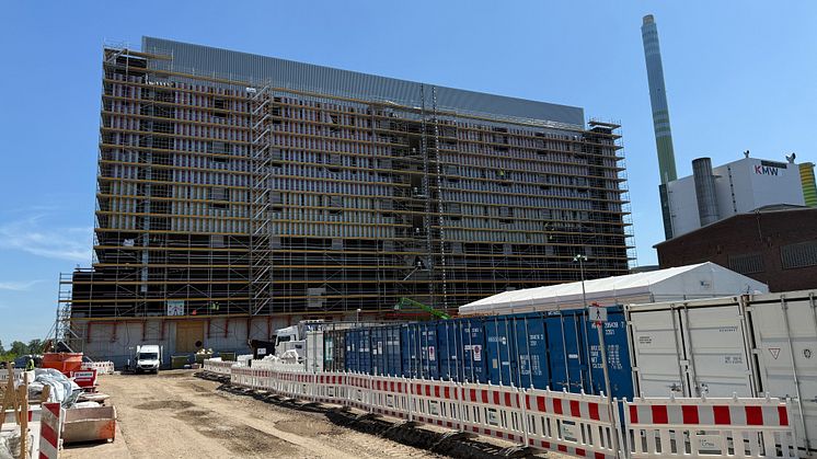 From the construction site at FRA-Mainx campus. 