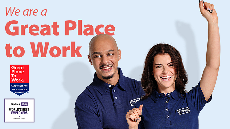 JYSK kåret som Great Place To Work® 