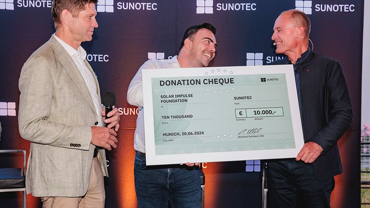 SUNOTEC Premium Dinner 2024 with Betrand Piccard 