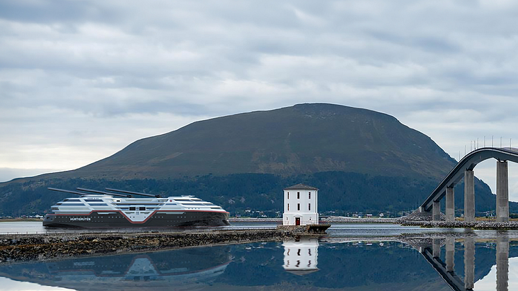 Sea Zero concept visualisation sails down_Credit: Vard Design