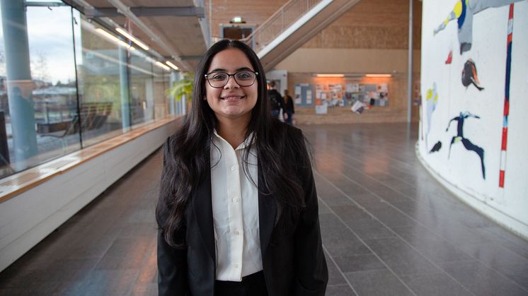 Saloni Kwatra har utvecklat algoritmer som kan förhindra läckage av känsliga data. Foto: Jakob Mjöbring