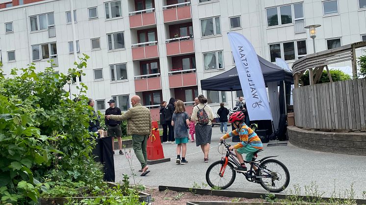 Cykelservice vid Vita Björn