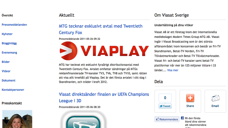 Brug indlejring til dit Hosted Newsroom med iframe