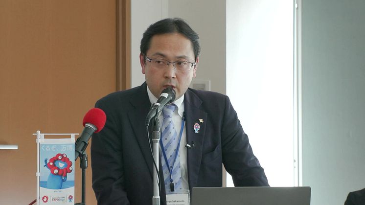 Tetsuya Sakamoto, Senior Executive Director of Global Financial City Osaka