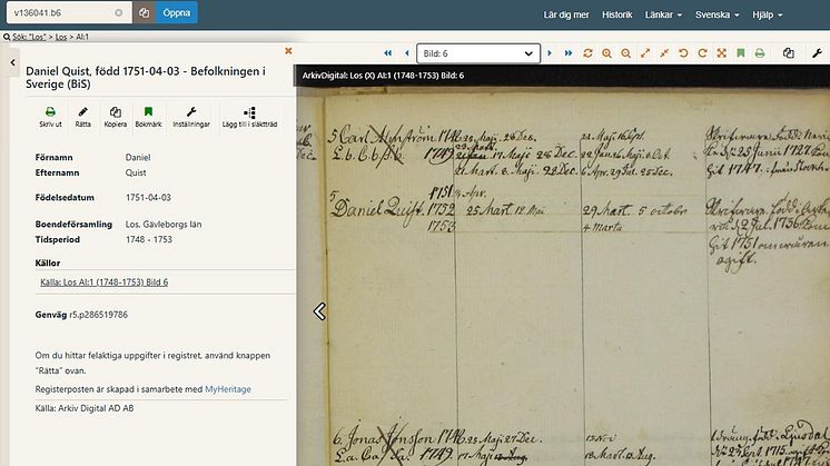 Enklare att släktforska i Gävleborgs län före 1800