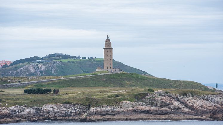 Cruising by Tower of Hercules, La Coruna.jpg
