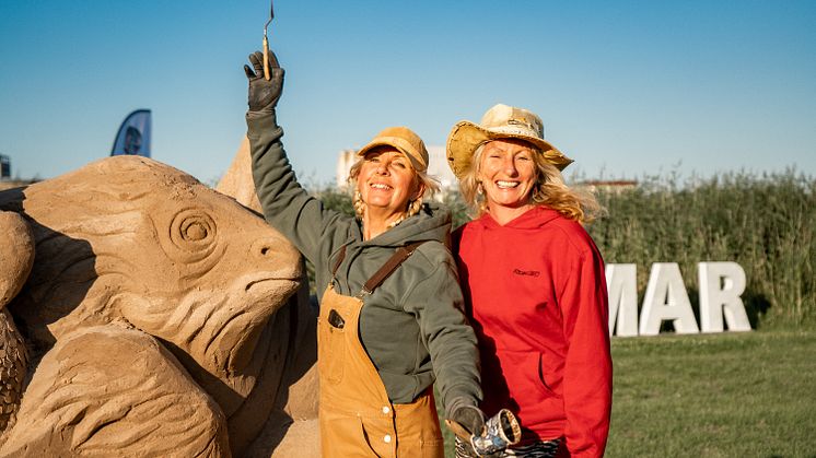 Skulptörerna Tjåsa Gusfors & Lisa Lindqvist